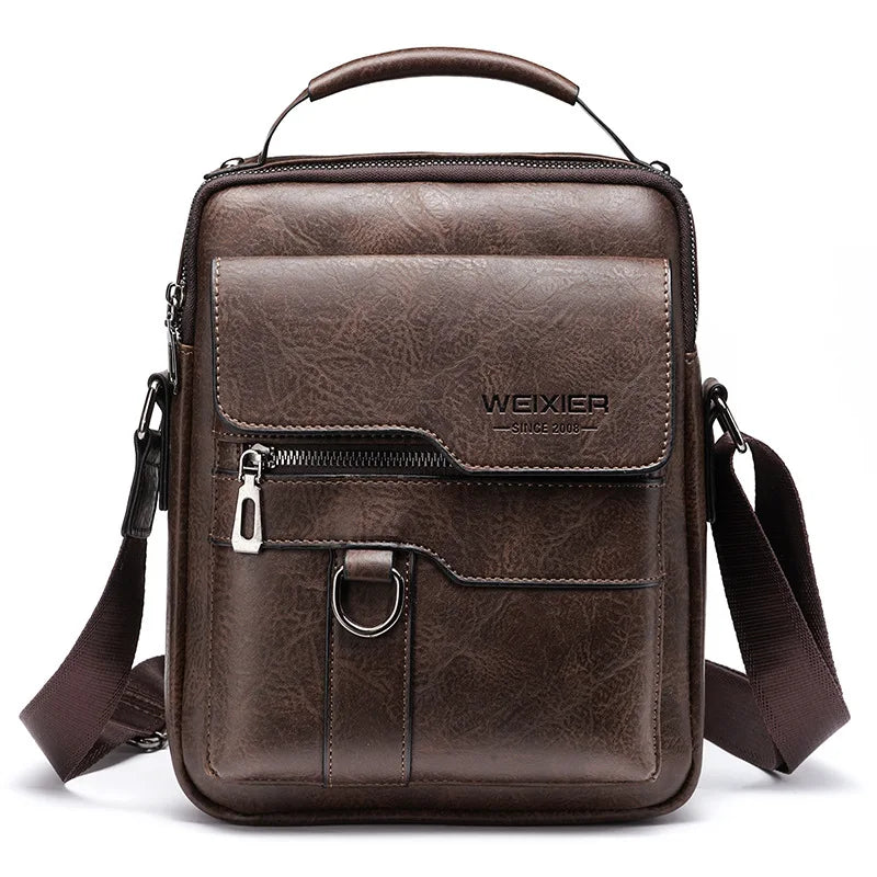Men's durable classic shoulder bag with adjustable strap, perfect for everyday use, work, or travel.