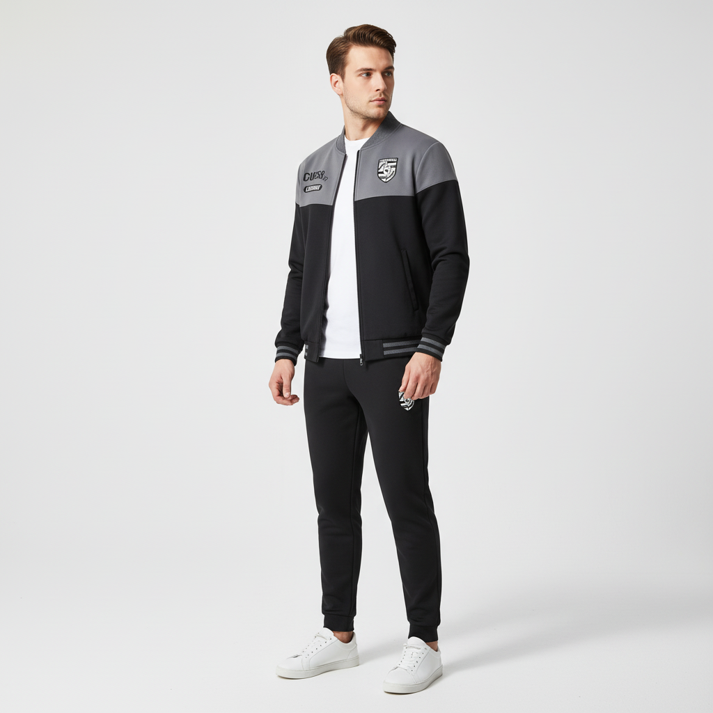 Eddie men's baseball tracksuit: modern athletic wear, offering urban style & casual comfort.