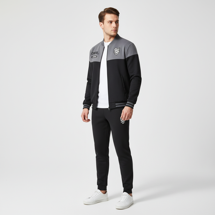 Eddie men's baseball tracksuit: modern athletic wear, offering urban style & casual comfort.