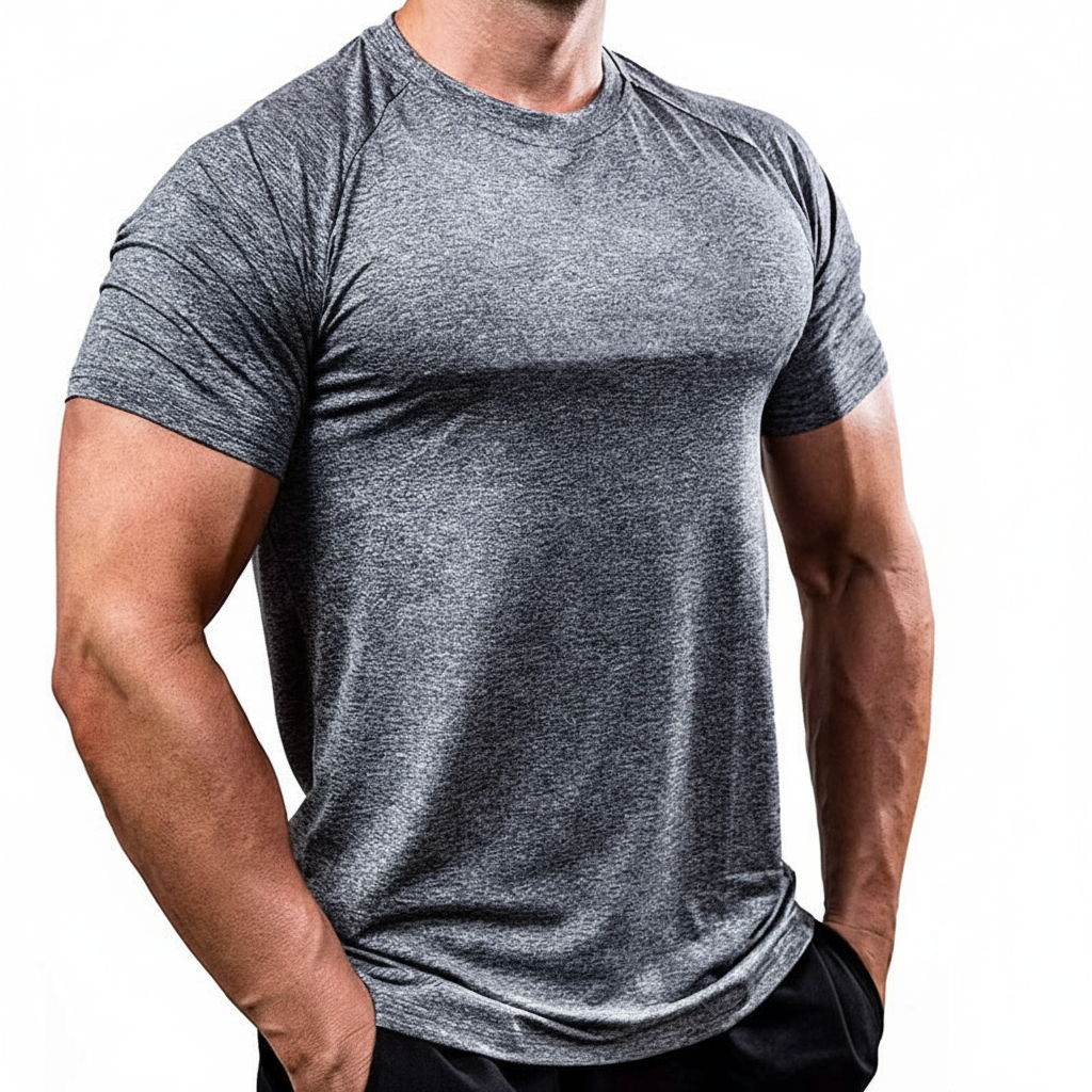 Edwin men's performance short-sleeve training shirt, ideal for gym & active lifestyle.