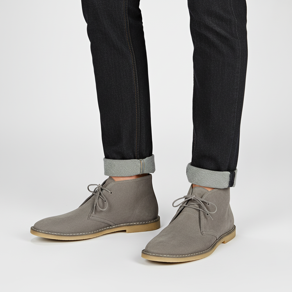 Classic men's slip-resistant dress shoes, offering comfort and a refined vintage style for any occasion.