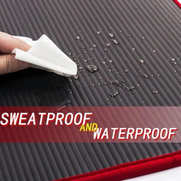Thick exercise mat for men: Non-slip, high-density gym pad, perfect for comfortable and safe floor workouts.