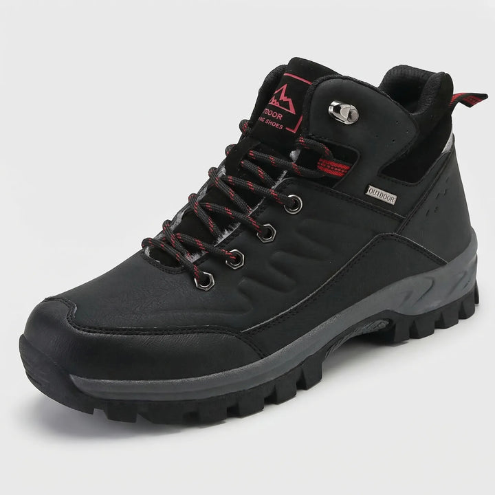 Versatile men's high-top insulated winter boots, durable for hiking, trekking, and cold weather work.