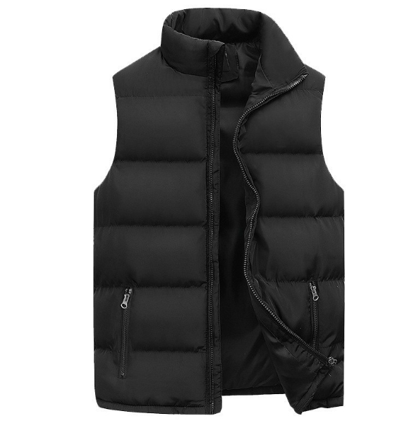Warm men's insulated zip gilet. Lightweight outdoor vest for fall & winter. Ideal for a smart casual look.