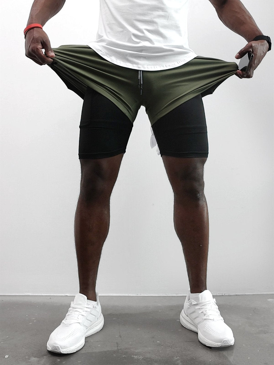 Lightweight Men's Kinetic Mesh running shorts. Perfect for summer jogs & active sport.