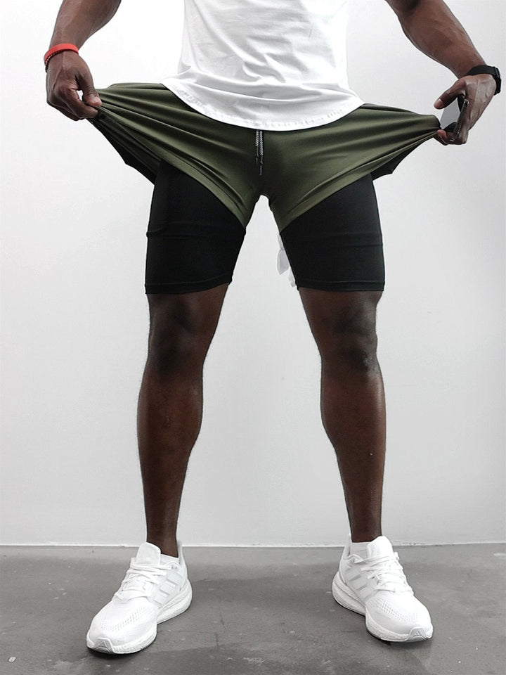 Lightweight Men's Kinetic Mesh running shorts. Perfect for summer jogs & active sport.