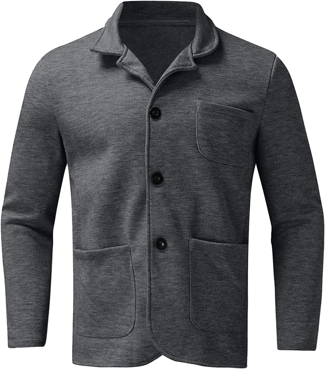 Lightweight men's modern blazer, a comfortable and versatile structured jacket for all occasions.