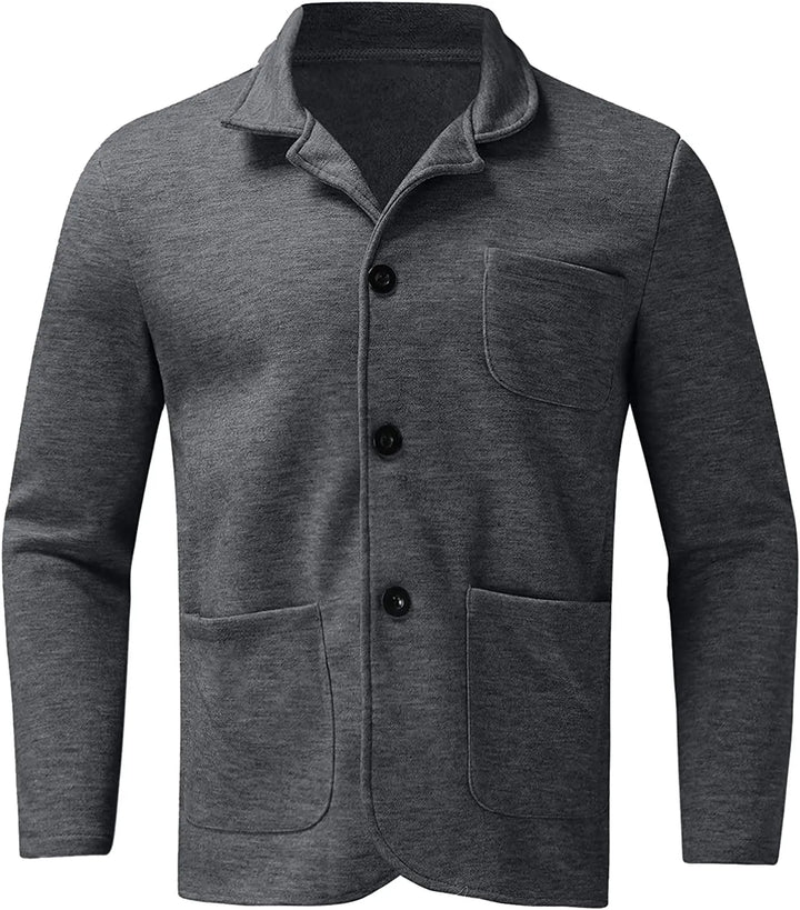 Lightweight men's modern blazer, a comfortable and versatile structured jacket for all occasions.