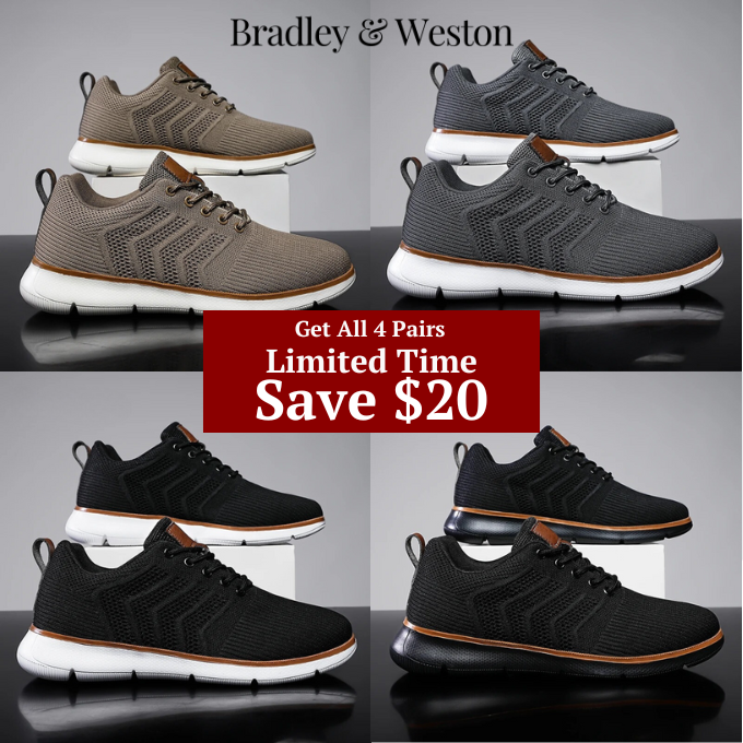 Men's Lightweight Airmesh Stride sneakers for all-day comfort, perfect versatile athletic & walking shoes.