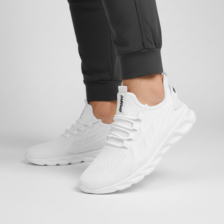 Jake men's knitted athletic sneakers, lightweight & breathable, perfect for casual wear or everyday activities.