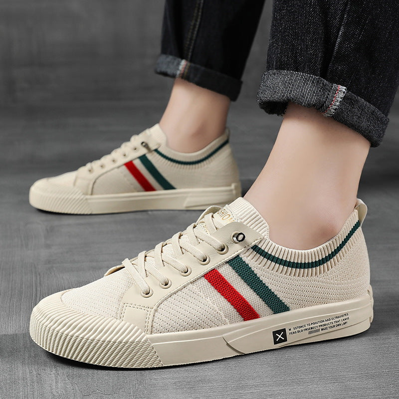 Versatile men's athletic style low-top sneakers, lightweight & breathable for walking.