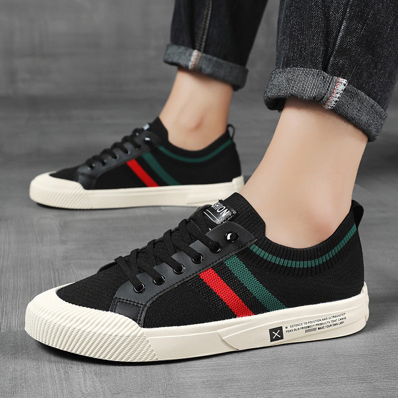 Mens lightweight breathable lace-up casual sneakers for all-day comfort, walking, and daily wear.