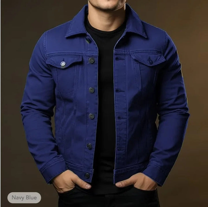 Stylish men's lightweight spring jacket. Solid color design, modern fit, perfect for everyday wear.