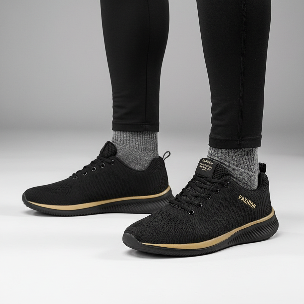 Durable men's lightweight running shoes, engineered for performance, comfort, and versatile everyday athletic footwear.