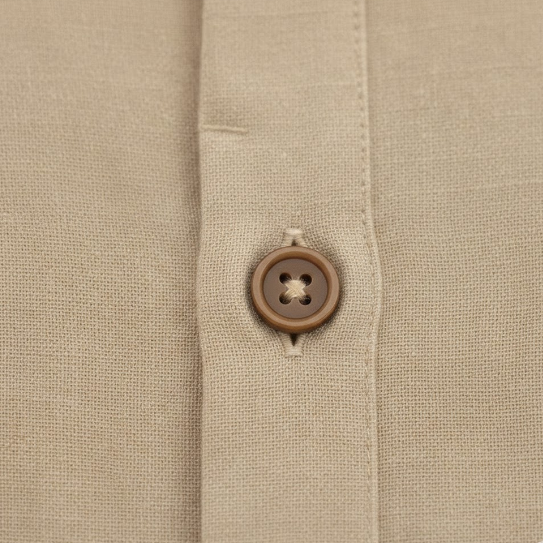 Lightweight men's short sleeve button-up polo. A versatile shirt for summer, casual wear, and men's fashion.