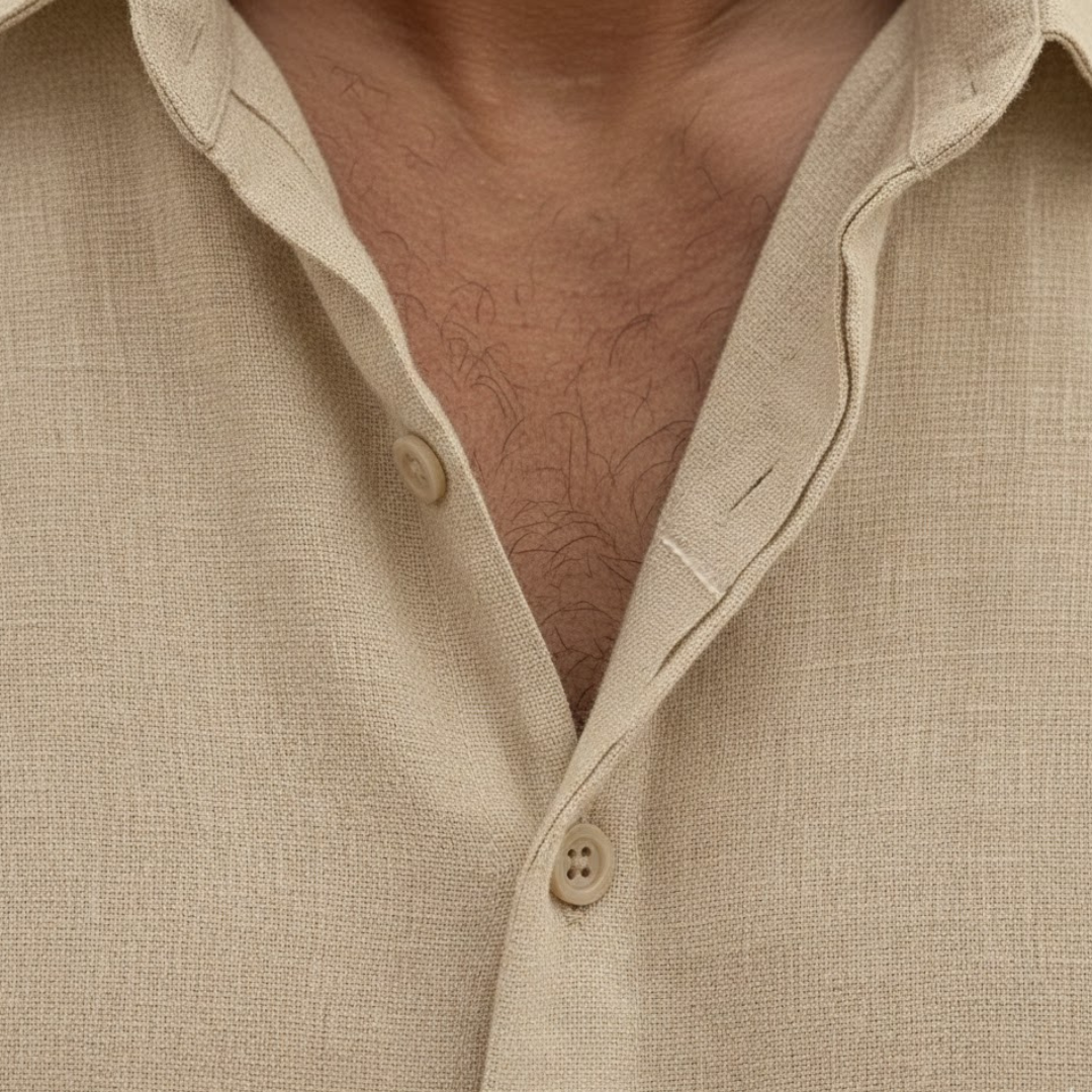 Enjoy summer in this men's lightweight short sleeve button polo. Casual, comfortable, and stylish for warm days.