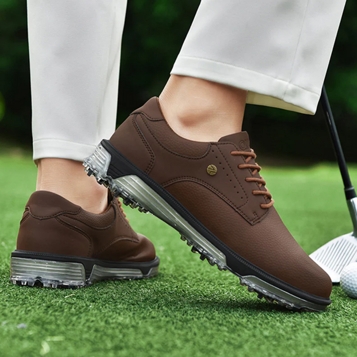High-performance men's golf shoes. Limited edition athletic footwear with waterproof design, grip & comfort.