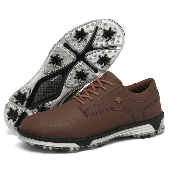 Limited Edition men's golf shoes: waterproof, comfortable, and designed for ultimate performance and grip.