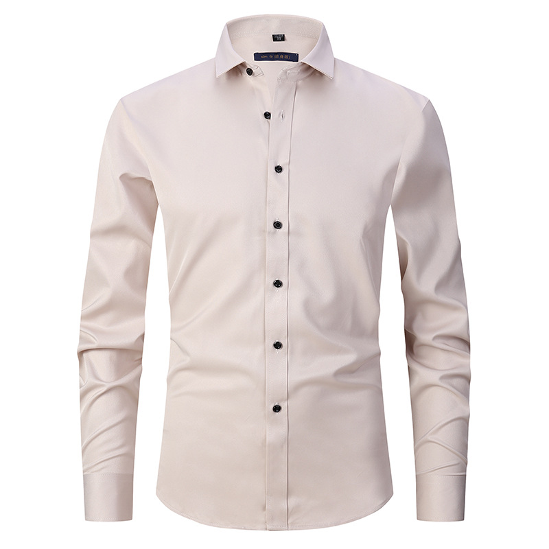Sharp men's long-sleeve professional dress shirt, perfect for office, work & business fashion.