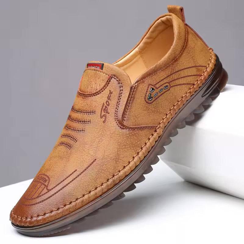 Lorenzo men's orthopaedic walking shoes, ergonomic and supportive for casual wear & active foot health.