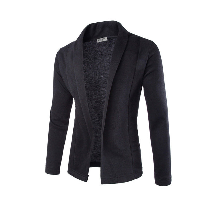 Comfortable men's stretch blazer, slim-fit for a sleek, modern look. Versatile for business & casual.