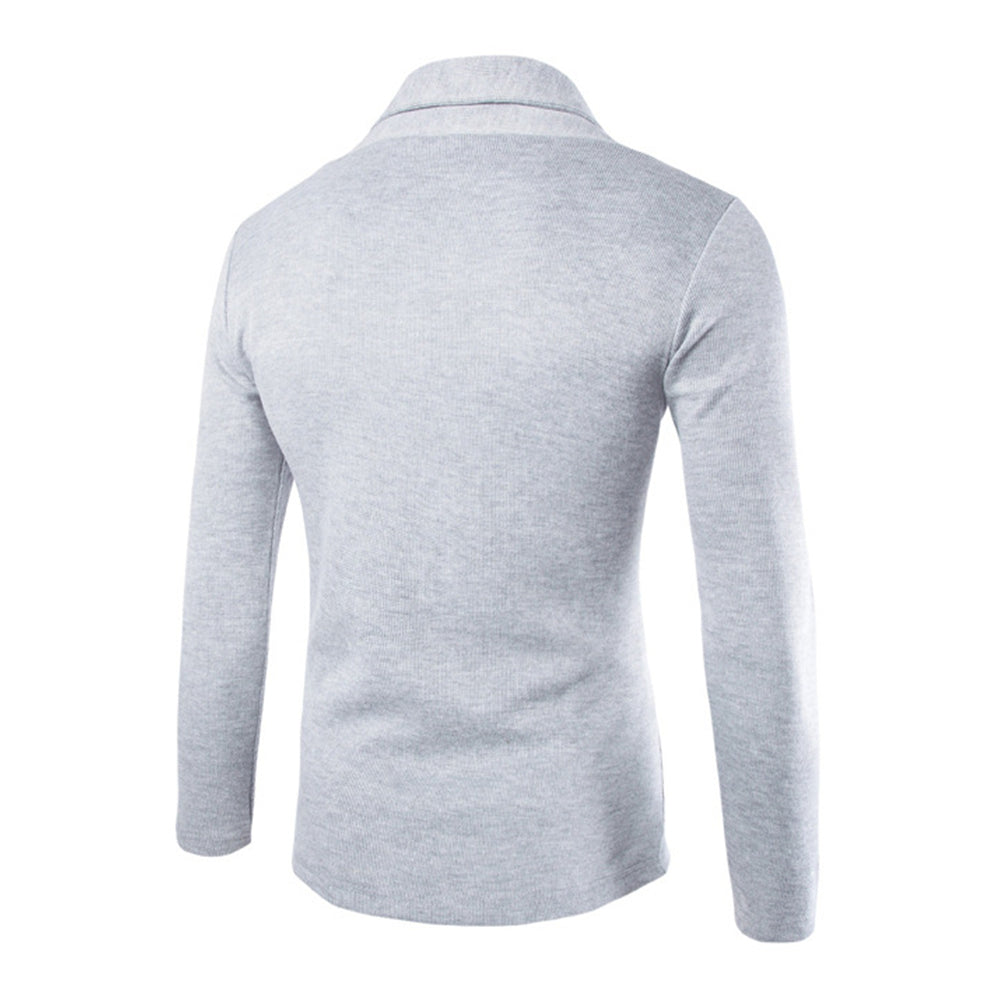 Versatile men's stretch slim-fit blazer. Comfortable for modern business, office, or smart casual outfits.