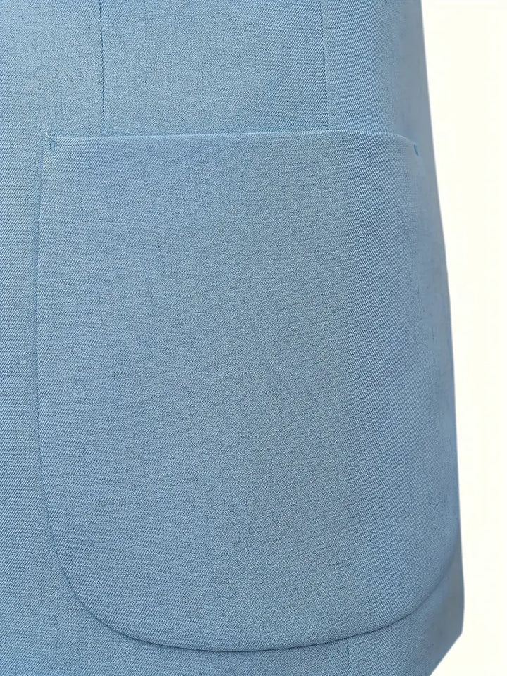 Elegant men's fashion flat collar suit. Business-ready & perfect for special events, from office to weddings.