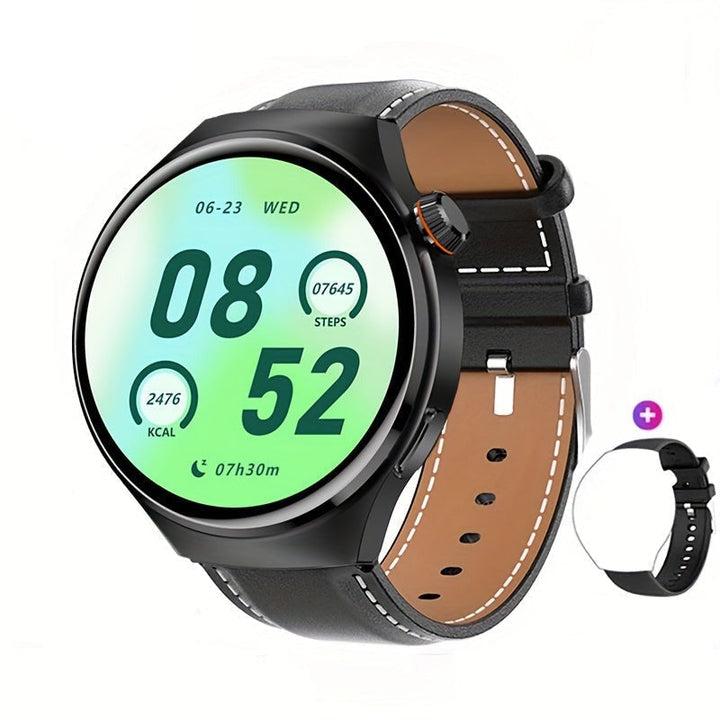 Sporty men's digital smartwatch. Advanced fitness tracker, health monitor, and GPS for active lifestyle.