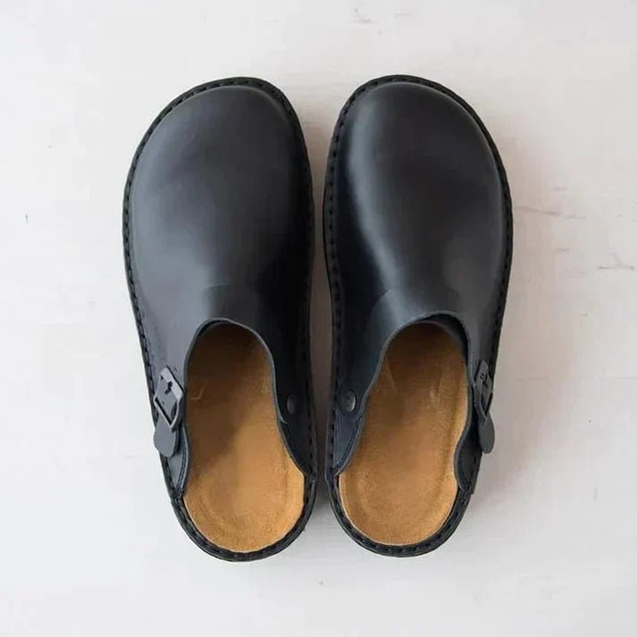 Durable men's orthopedic clogs for maximum foot support & comfort. Essential everyday footwear for men seeking relief.
