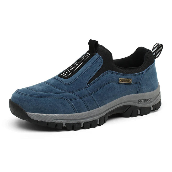 Men's orthopedic walking shoes, designed for ultimate comfort & pain relief with advanced arch support, perfect for hiking.
