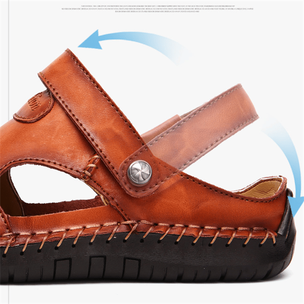 Comfortable men's summer sandals, perfect for walking, featuring excellent orthopedic arch support.