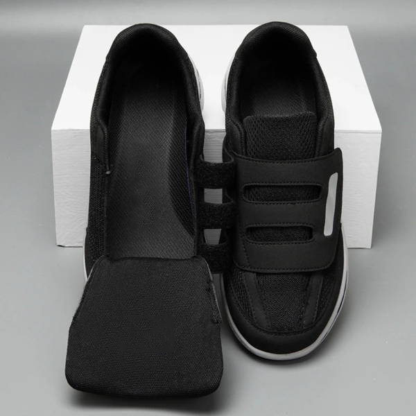 Wide fit men's orthopedic shoes, providing spacious comfort and support for swollen or sensitive feet.