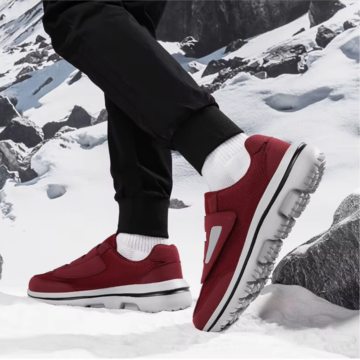 Breathable men's orthopedic walking shoes, designed with mesh fabric for cool, dry comfort all day.