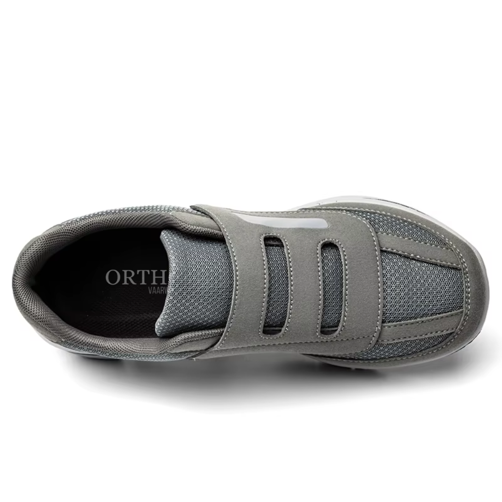 Men's orthopedic walking shoes, lightweight and breathable, providing comfortable support for daily activity.