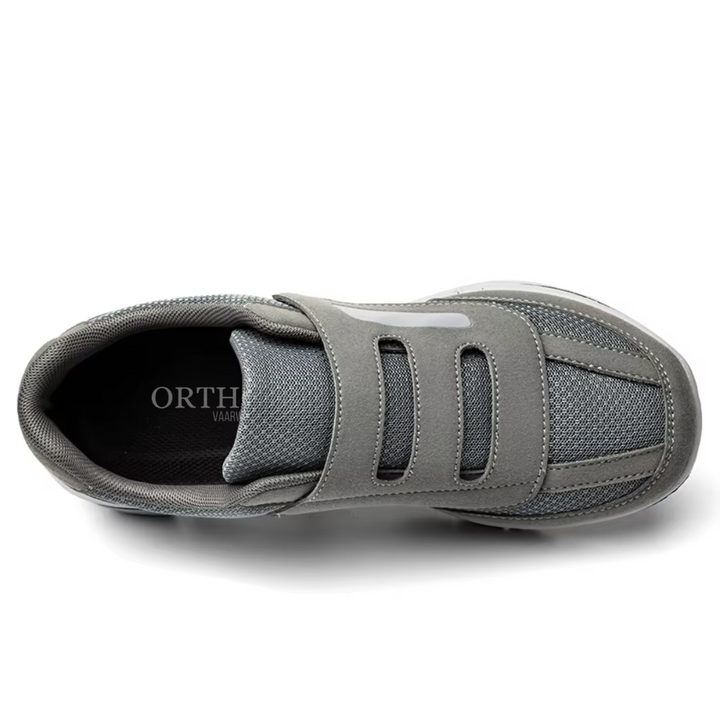 Men's orthopedic walking shoes, lightweight and breathable, providing comfortable support for daily activity.