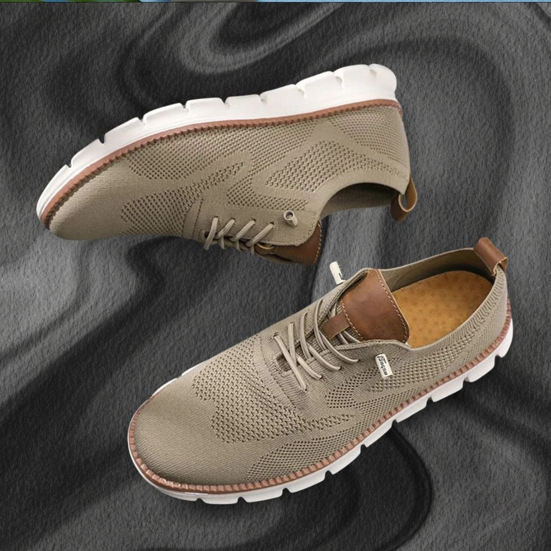 Premium men's comfort shoes with arch support, great for walking & active men.