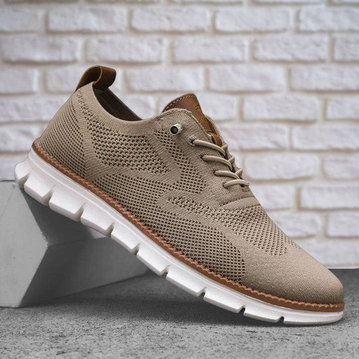Men's wide toe walking shoes, slip-resistant, designed for active lifestyles.