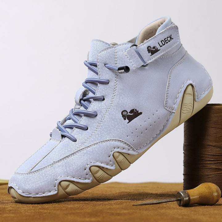 Stylish men's casual orthopedic waterproof shoes, great for comfortable all-weather walking.