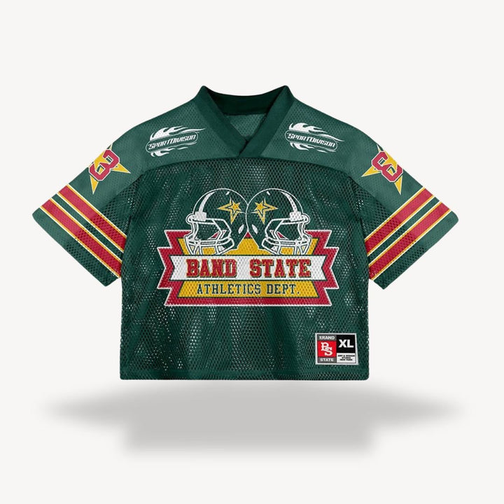 Rear view of a men's oversized sport t-shirt, showcasing relaxed fit and comfortable design.