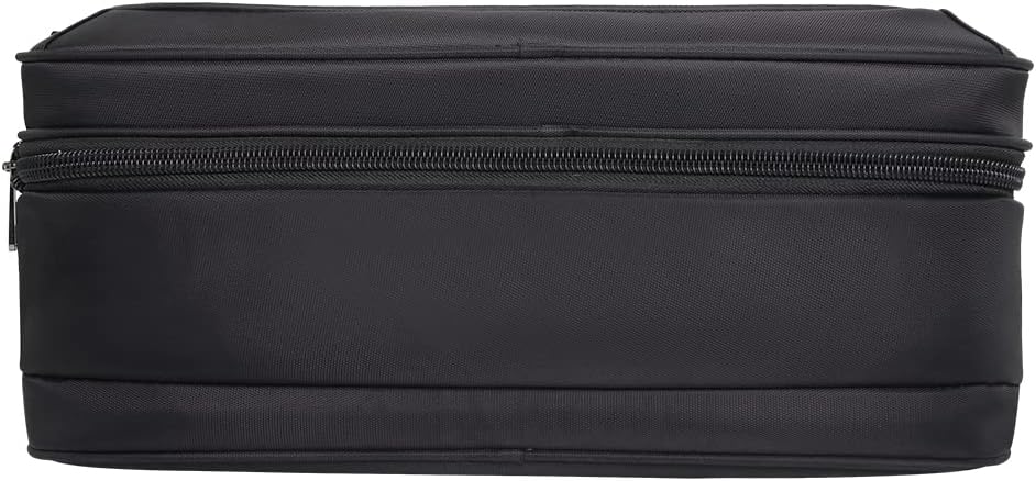 Stylish men's canvas briefcase, ideal for organizing work essentials, laptop & documents.