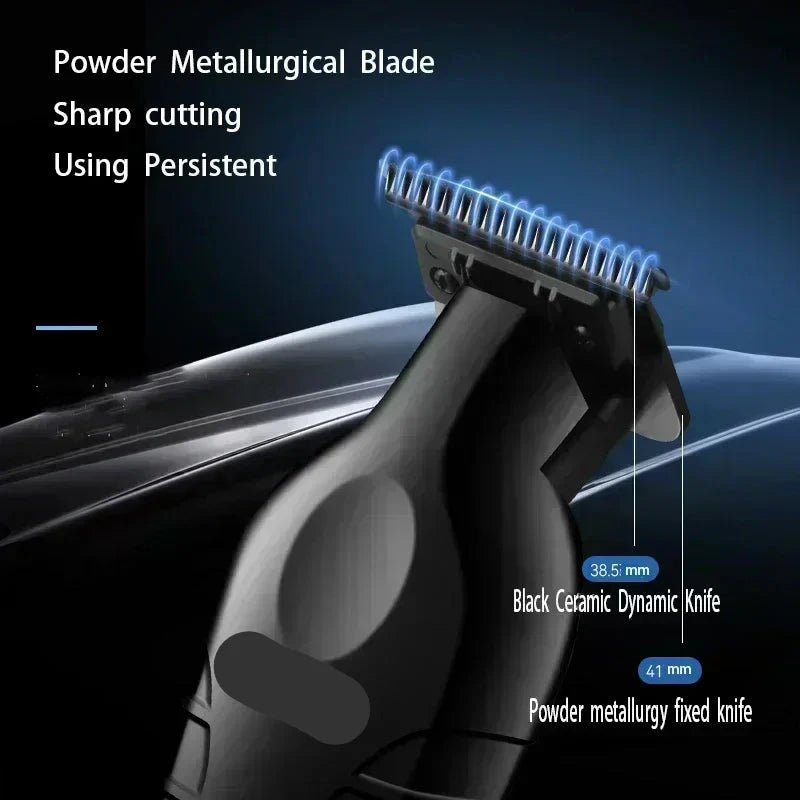 Rechargeable men's grooming kit with electric hair clipper and shaver, ideal for personal care