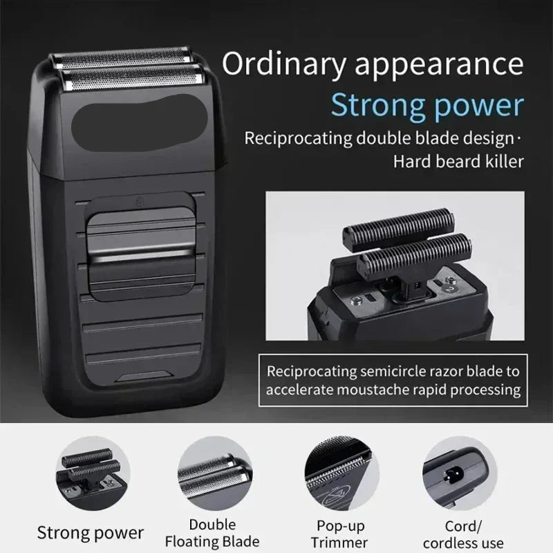 Ergonomic design of men's electric hair clipper for comfortable personal care and cutting