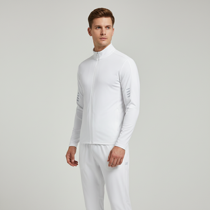 Men's moisture-wicking quick-dry shirt and shorts. Performance fitness apparel for active men.