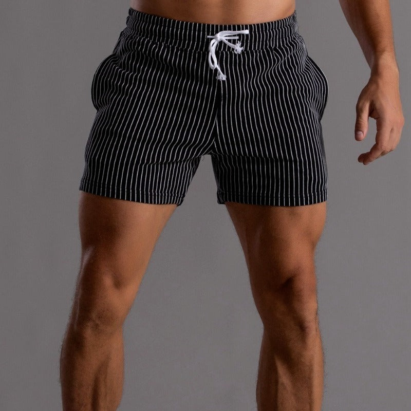 Stylish quick-dry men's beach shorts. Versatile swimwear for pool, vacation, and summer fun.