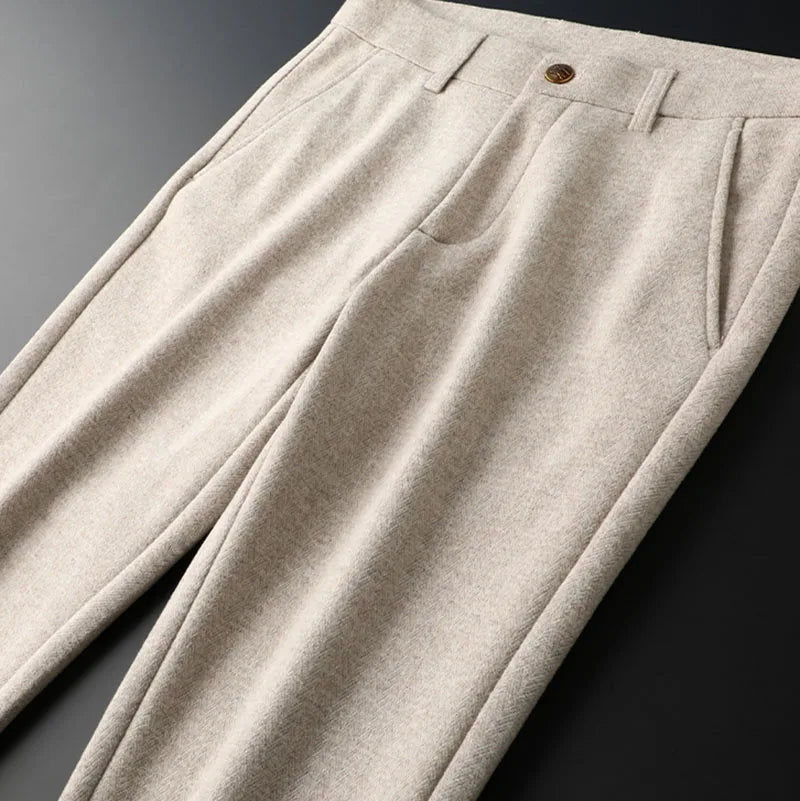 Versatile men's Regent tailored trousers, ideal for dress, casual, office, or everyday modern style.