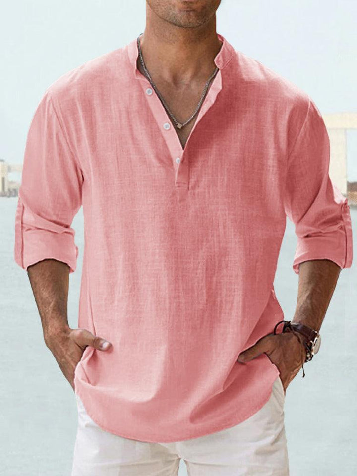 Men's relaxed fit breathable summer shirt. Ideal short sleeve top for warm weather & everyday wear.