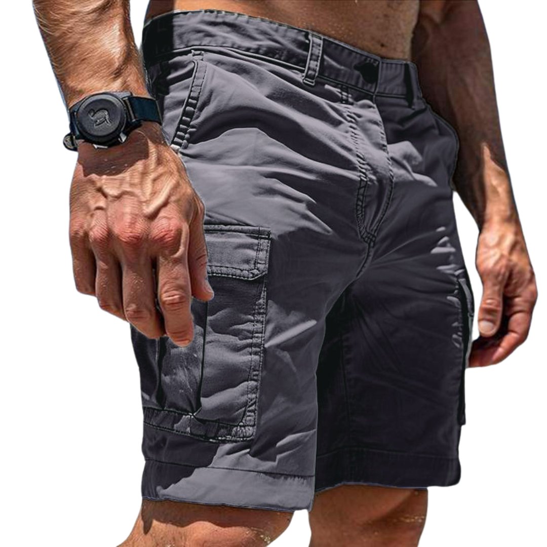 Comfortable men's relaxed fit utility shorts for men, perfect for everyday wear and outdoor activities.