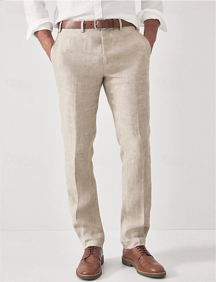 Men's comfortable harem pants featuring a relaxed fit & elastic waistband for ultimate casual comfort.