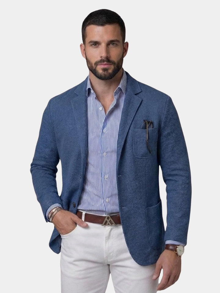 Men's relaxed fit summer blazer, lightweight jacket for casual & smart-casual looks.