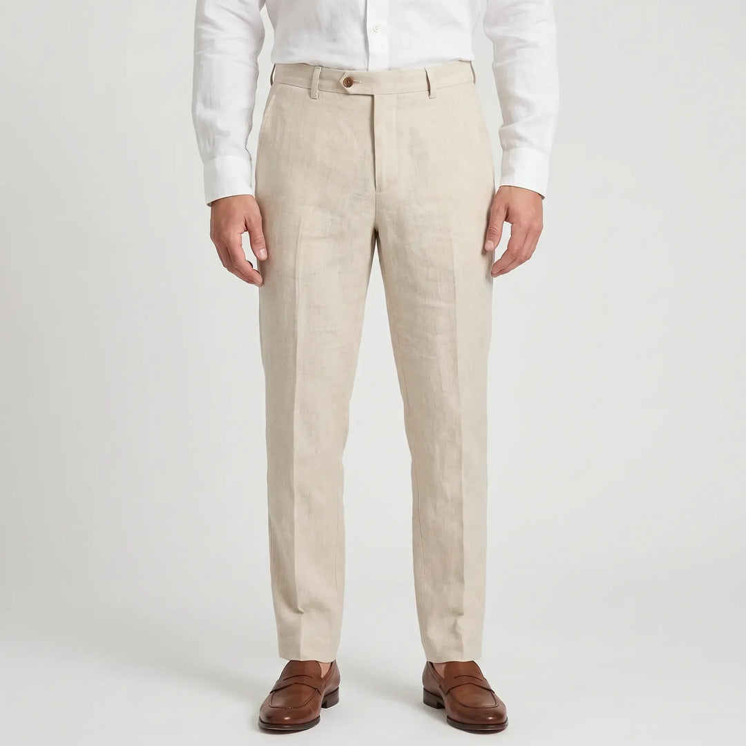Lightweight men's relaxed fit summer pants, ensuring ultimate comfort for versatile everyday wear.